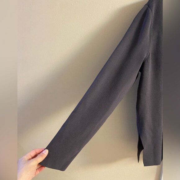 MM. Lafleur grey worf cardigan sweater jacket open front 2X - Picture 4 of 8